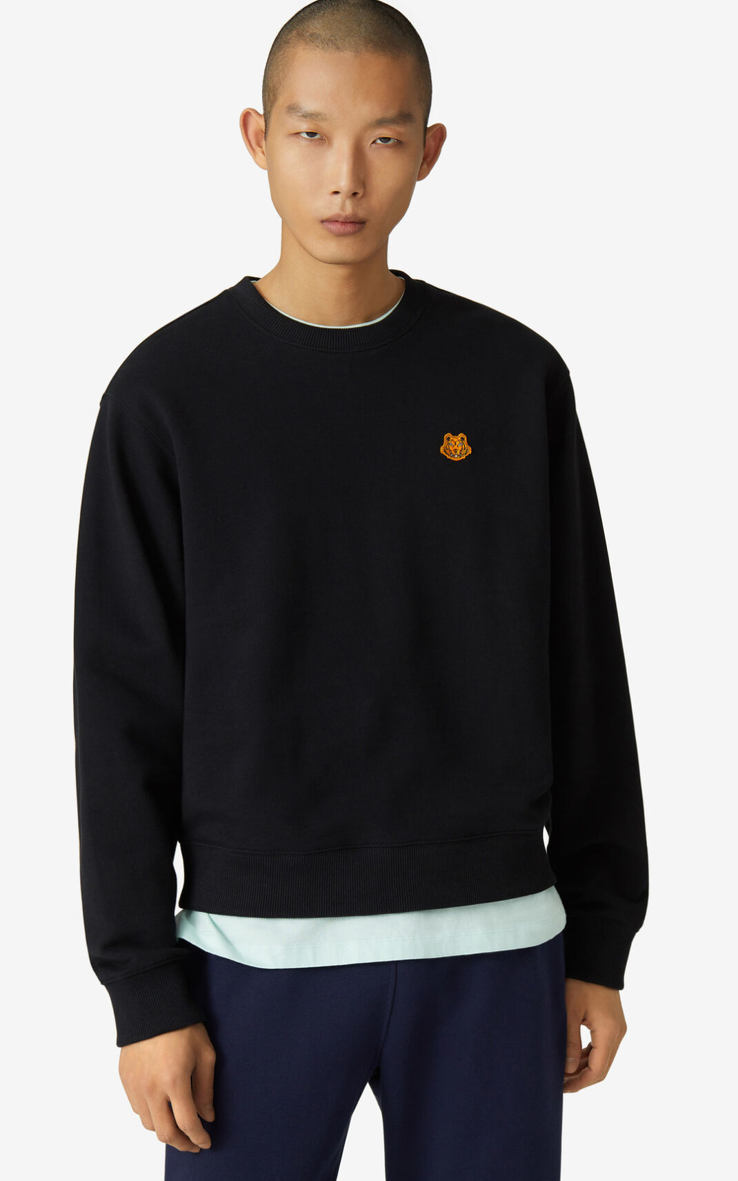 Kenzo Tiger Crest Sweatshirt Herr | 80637-BCYQ